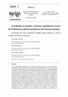 Research paper thumbnail of Miguel-Revilla, D., Carril, T., & Sánchez-Agustí, M. (2017). Accediendo al pasado: creencias epistémicas acerca de la Historia en futuros profesores de Ciencias Sociales. REIDICS. Revista de Investigación en Didáctica de las Ciencias Sociales, 1, 86-101.