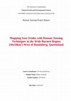 Research paper thumbnail of Mapping Iron Oxides with Remote Sensing Techniques in the Wide Burnett Region   (50x50km2) West of Bundaberg, Queensland