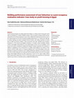 Research paper thumbnail of Building performance assessment of user behaviour as a post occupancy evaluation indicator: Case study on youth housing in Egypt