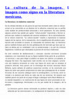 Research paper thumbnail of La cultura de la imagen. La imagen como signo en la literatura mexicana