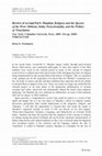 Research paper thumbnail of Review of Arvind-Pal S. Mandair, Religion and the Specter of the West: Sikhism, India, Postcoloniality, and the Politics of Translation