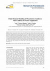 Research paper thumbnail of Finite Element Modeling of Piezoelectric Cantilever with 31 Effects for Sensor Application