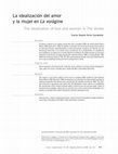 Research paper thumbnail of LA IDEALIZACIÓN DEL AMOR Y LA MUJER EN LA VORAGINE n28a01.pdf