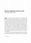 Research paper thumbnail of China's capitalism and the crisis (Jane Hardy and Adrian Budd)