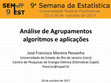 Research paper thumbnail of Análise de Agrupamentos algoritmos e aplicações (Cluster Analysis)