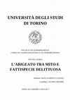 Research paper thumbnail of L' ABIGEATO TRA MITO E FATTISPECIE DELITTUOSA - Sample of thesis (Corso Metodologia Tesi)