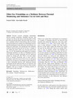 Research paper thumbnail of Other-Sex Friendships as a Mediator Between Parental Monitoring and Substance Use in Girls and Boys