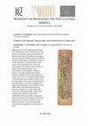 Research paper thumbnail of WORKSHOP FOR MANUSCRIPT AND TEXT CULTURES (WMTC), The Queen's College, Oxford, Michaelmas Term Lecture