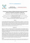 Research paper thumbnail of Development and Validation of Stability Indicating RP-Liquid Chromatographic Method for the Quantitative Determination of Valganciclovir