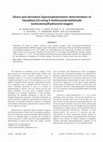 Research paper thumbnail of Direct and derivative Spectrophotometric determination of Vanadium (V) using 3-methoxysalcilaldehyde isonicotinoylhydrazone reagent