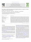 Research paper thumbnail of From large to small: Reorienting rural development policies in response to climate change, food security and poverty