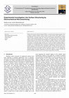 Research paper thumbnail of Experimental Investigation into Surface Structuring by Electrochemical Micromachining