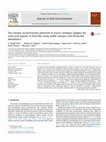 Research paper thumbnail of The climate reconstruction potential of Acacia cambagei (gidgee) for semi-arid regions of Australia using stable isotopes and elemental abundances