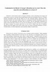 Research paper thumbnail of Condemned to be liberal: Is Europe's liberalism now in crisis? Does this mean the end of liberalism as we know it?