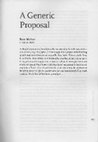 Research paper thumbnail of a generic proposal