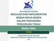 Research paper thumbnail of Materi Sosialisasi Penyamaan Profesi Dosen