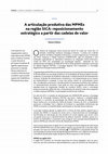 Research paper thumbnail of A articulação produtiva das MPMEs na região SICA: reposicionamento estratégico a partir das cadeias de valor