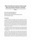 Research paper thumbnail of Biblia transmedia para proyectos sociales (y puede aplicar para proyectos educativos y culturales