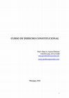 Research paper thumbnail of CURSO DE DERECHO CONSTITUCIONAL