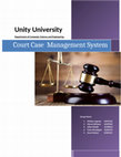 Research paper thumbnail of Court Case management