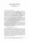 Research paper thumbnail of Los cuatro evangelios. Dimensión histórica y teológica