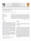 Research paper thumbnail of An investigation of the catalytic decomposition of formic acid on raw and manganese oxide coated sepiolite surfaces