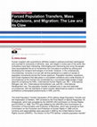 Research paper thumbnail of Forced Population Transfers, Mass Expulsions, and Migration: The Law and its Claw