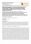 Research paper thumbnail of Differential Regulation of Immune Biomarkers by the Trivedi Effect®- Energy of Consciousness Healing Treatment Based Herbomineral Formulation in Male Sprague Dawley Rats