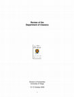 Research paper thumbnail of Review of the Department of Classics (2009).