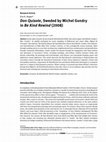 Research paper thumbnail of Don Quixote, Sweded by Michel Gondry in Be Kind Rewind 2008