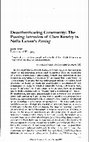 Research paper thumbnail of Deauthenticating Community: The Passing Intrusion of Clare Kendry in Nella Larsen's Passing