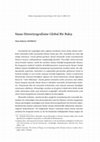 Research paper thumbnail of Sinan Historiyografisine Global Bir Bakış