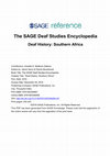 Research paper thumbnail of The SAGE Deaf Studies Encyclopedia Deaf History: Southern Africa