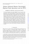 Research paper thumbnail of Dispute Settlement Regimes Intermingled: Regional Trade Agreements and the WTO