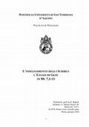 Research paper thumbnail of L'Insegnamento degli Scribi e l'Exusia di Gesù in Mc 7,1-13