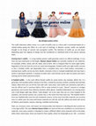 Research paper thumbnail of Buy designer gowns online