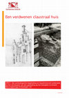 Research paper thumbnail of Een verdwenen claustraal huis