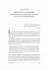 Research paper thumbnail of «Ogni futuro è un imperfetto». Considerazioni sul futuro nel Romanzo di Ferrara di Giorgio Bassani, "Trasparenze", n. 1 nuova serie, 2017