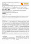 Research paper thumbnail of The Contributions of Flashfloods on the Heavy Metals Incorporations Within the Coral Skeletons at Gulfs of Suez and Aqaba, Egypt