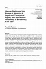 Research paper thumbnail of Human Rights and the Excess of Identity: A Legal and Theoretical Inquiry into the Notion of Identity in Strasbourg Case Law (2017)