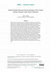 Research paper thumbnail of When Scientists Become Social Scientists: How Citizen Science Projects Learn About Volunteers