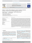 Research paper thumbnail of Winter is coming: What happened in western European mountains between 12.9 and 12.6 ka cal. BP (beginning of the GS1