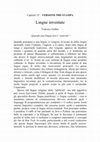 Research paper thumbnail of Lingue inventate - versione pre-stampa