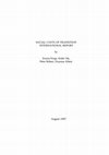 Research paper thumbnail of SOCIAL COSTS OF TRANSITION - International Report on the Social Consequences of the Transition