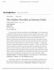 Research paper thumbnail of The Outlaw Novelist as Literary Critic-NY Times Book Review essay on J.M. Coetzee