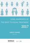 Research paper thumbnail of Legal Awareness of the Right to Equal Treatment. Survey Findings 2017.