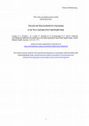 Research paper thumbnail of Paternal and Maternal Reflective Functioning in the Western Australian Peel Child Health Study