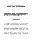 Research paper thumbnail of Zionism: A Levinasian View  - Identity, Ethics, and Responsibility