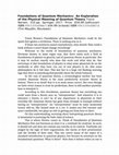 Research paper thumbnail of Review of Foundation of Quantum Mechanics by Travis Norsen