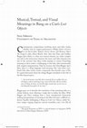 Research paper thumbnail of Musical, Textual, and Visual Meanings in Bang on a Can's Lost Objects